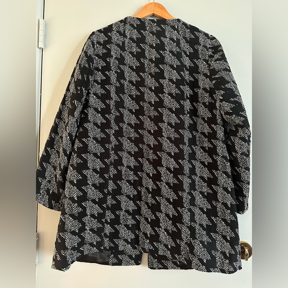 NWT! Alfani Prima houndstooth jacquard jacket. - Picture 4 of 9